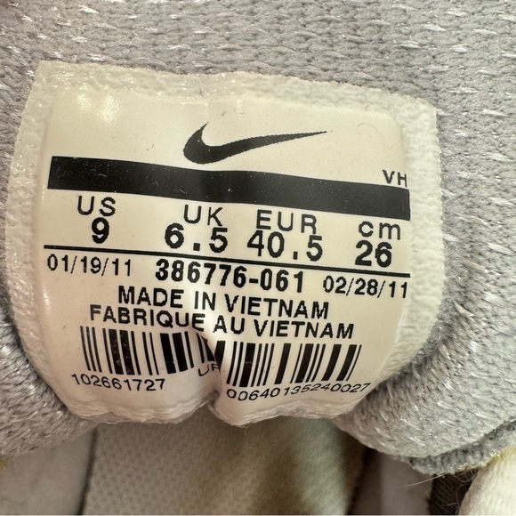 Nike Womens Compete 2 Running Shoes Gray 395710-061 Lace Up Sneakers Size 9 - Picture 7 of 7